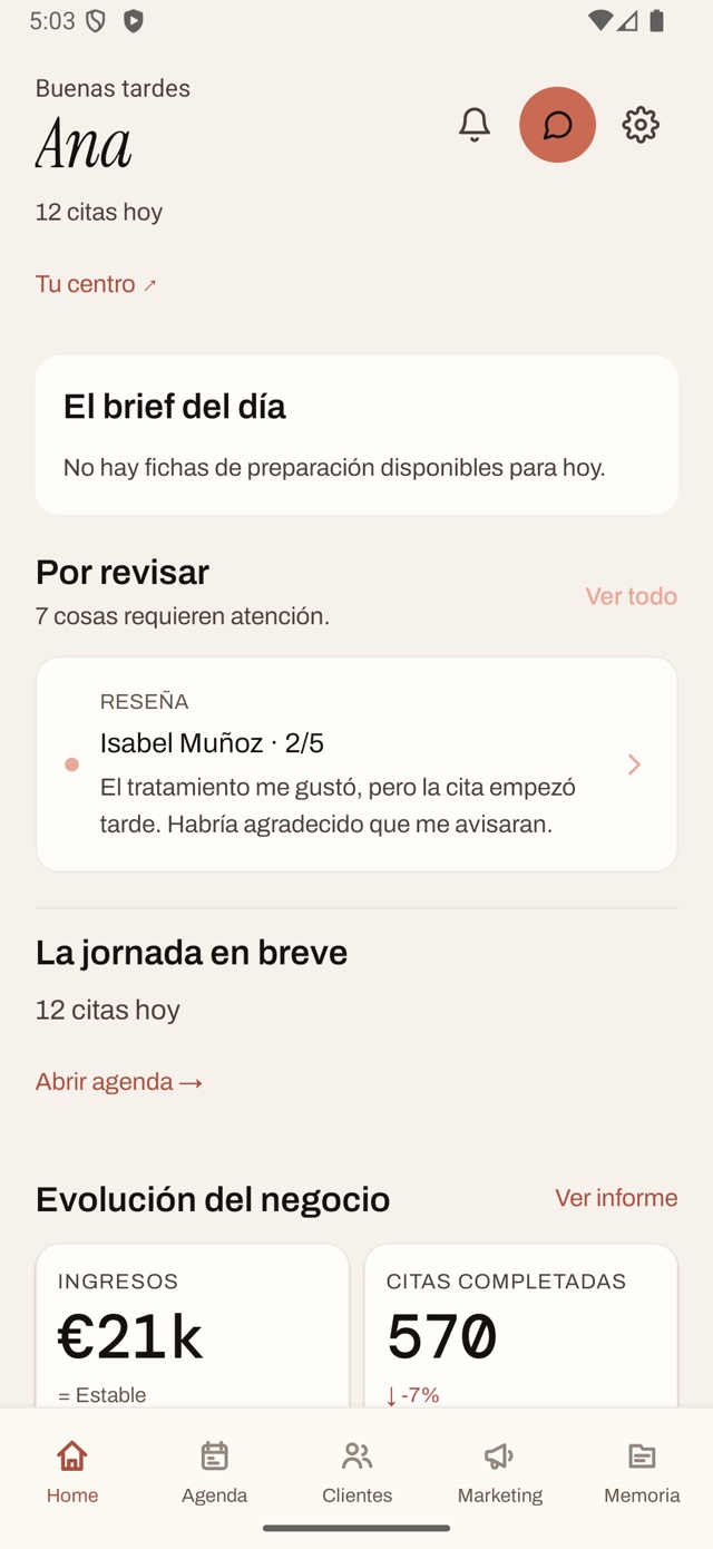 App krinIA con citas y decisiones abiertas