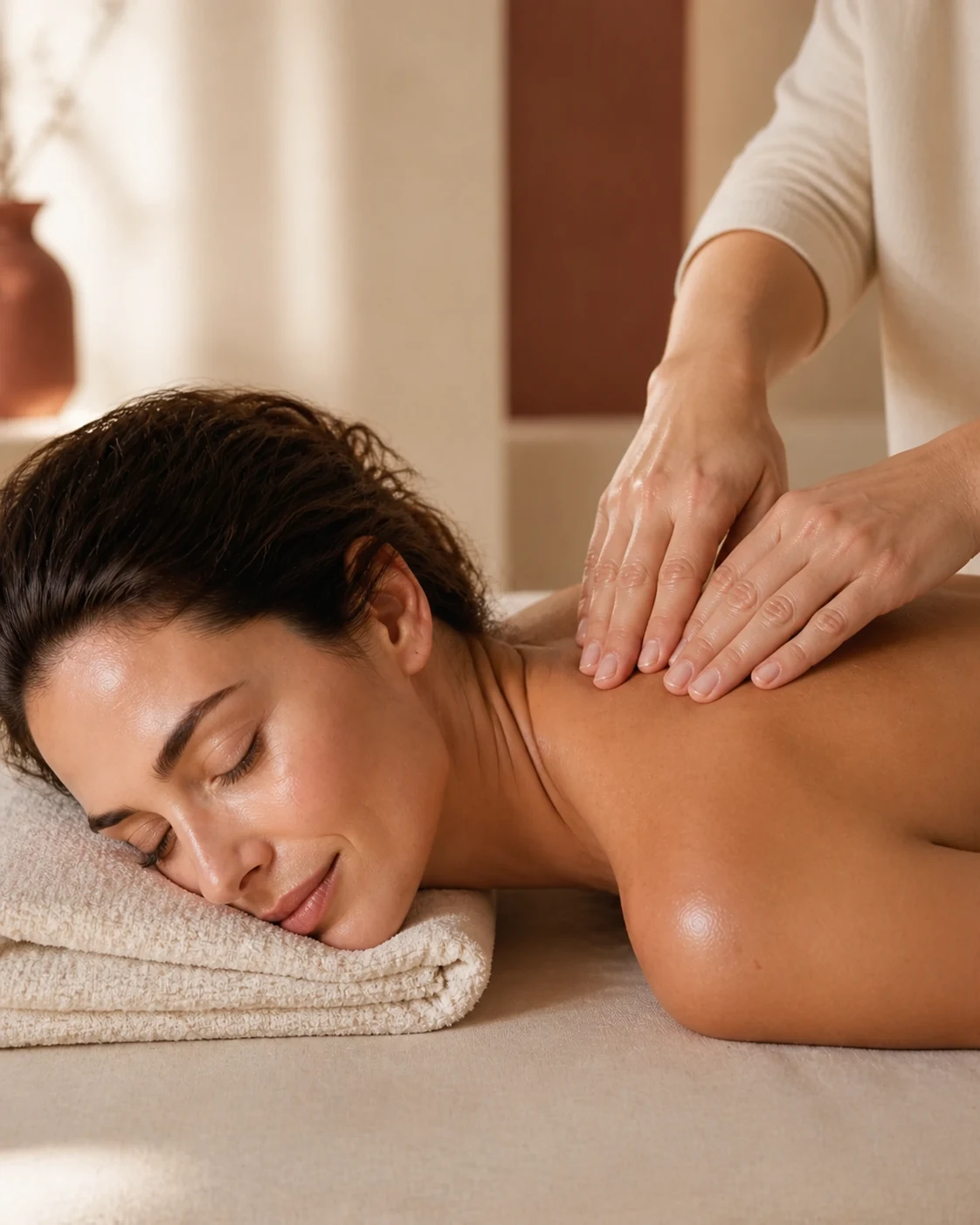 Example of a social campaign for a personalised wellness treatment